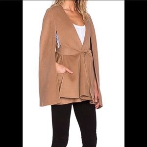 NWT Line and Dot cape coat